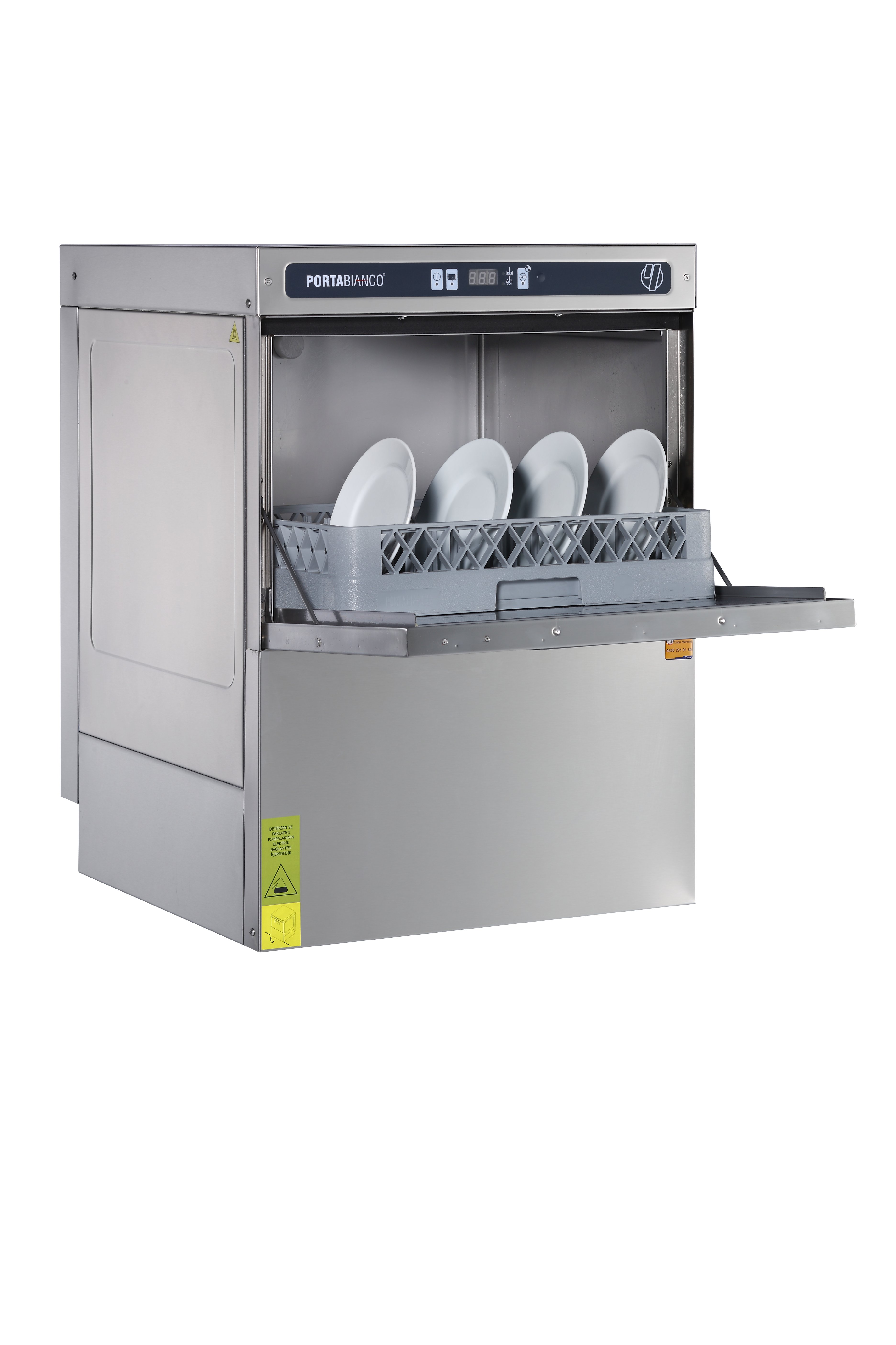 Промислова посудомийна машина фронтальна PORTABIANCO PBW500DPT